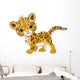 Cute Jaguar Cub Wall Decal