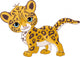 Cute Jaguar Cub Wall Decal