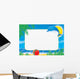 Photo-Frame Dolphin Wall Mural
