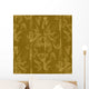 Gunge Brown Damask Wall Decal Design 1