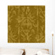 Gunge Brown Damask Wall Decal Design 1