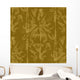 Gunge Brown Damask Wall Decal Design 1