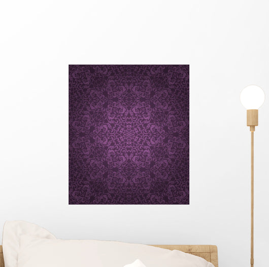 Seamless Floral Pattern Wall Decal Design 3