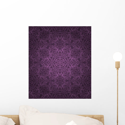 Seamless Floral Pattern Wall Decal Design 3