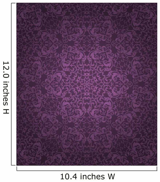 Seamless Floral Pattern Wall Decal Design 3