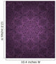 Seamless Floral Pattern Wall Decal Design 3