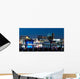 Baltimore Maryland Cityscape at Night Wall Mural