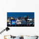 Baltimore Maryland Cityscape at Night Wall Mural