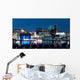 Baltimore Maryland Cityscape at Night Wall Mural