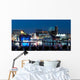 Baltimore Maryland Cityscape at Night Wall Mural
