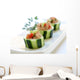 Cucumber Appetizers Wall Mural