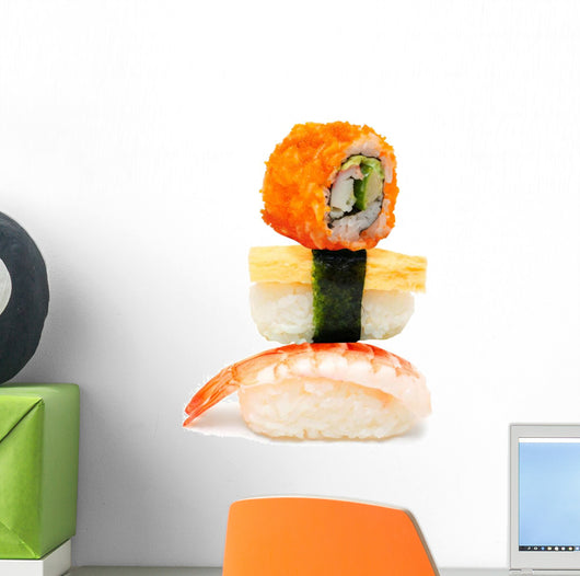 Towering Sushi Wall Decal