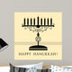 Happy Hanukkah Wall Mural