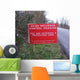 Bird Flu Warning Sign Wall Decal