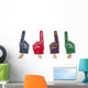 Fan Foam Fingers Wall Decal