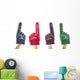 Fan Foam Fingers Wall Decal