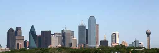 Downtown Dallas Wall Decal