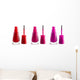 Nail Polish Wall Decal