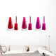 Nail Polish Wall Decal