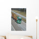 timber delivering truck on highway Wall Mural
