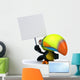 Sign Holding Toucan Wall Decal