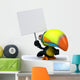 Sign Holding Toucan Wall Decal