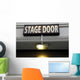 Stage Door Wall Mural