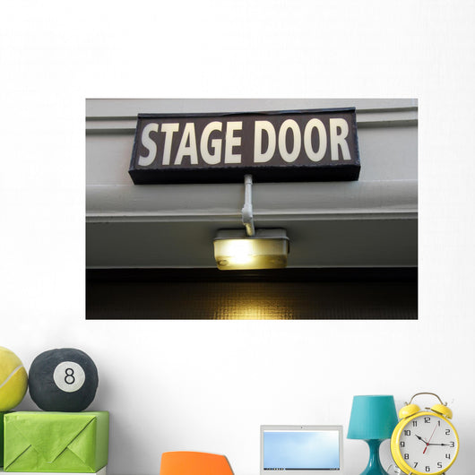 Stage Door Wall Mural
