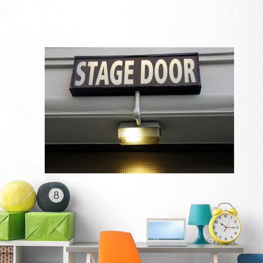 Stage Door Wall Mural