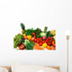 colorful vegetables and fruits Wall Decal