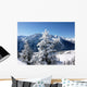 Christmas in the Alps Wall Mural