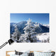 Christmas in the Alps Wall Mural