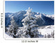 Christmas in the Alps Wall Mural