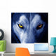 Beautiful Eyes of a Wild Wolf Wall Mural