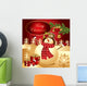 Christmas Illustration with Snowman