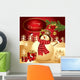 Christmas Illustration with Snowman