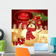 Christmas Illustration with Snowman