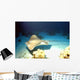 Stechrochen im Vorbeiflug Wall Decal