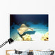 Stechrochen im Vorbeiflug Wall Decal