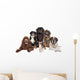Chihuahua and Big Friends Wall Decal