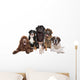 Chihuahua and Big Friends Wall Decal