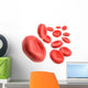 3D Blood Cells Wall Decal
