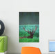 Male Elk With Felt On Antlers Wall Mural