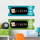 movie ticket Wall Decal