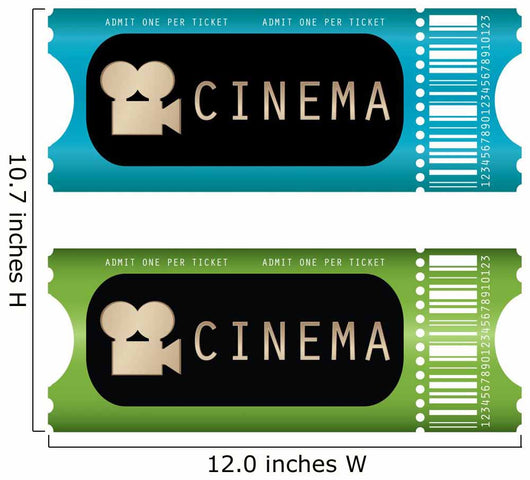 movie ticket Wall Decal