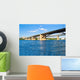 Bridge over the River Ob in Novosibirsk Wall Mural
