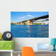 Bridge over the River Ob in Novosibirsk Wall Mural
