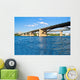 Bridge over the River Ob in Novosibirsk Wall Mural