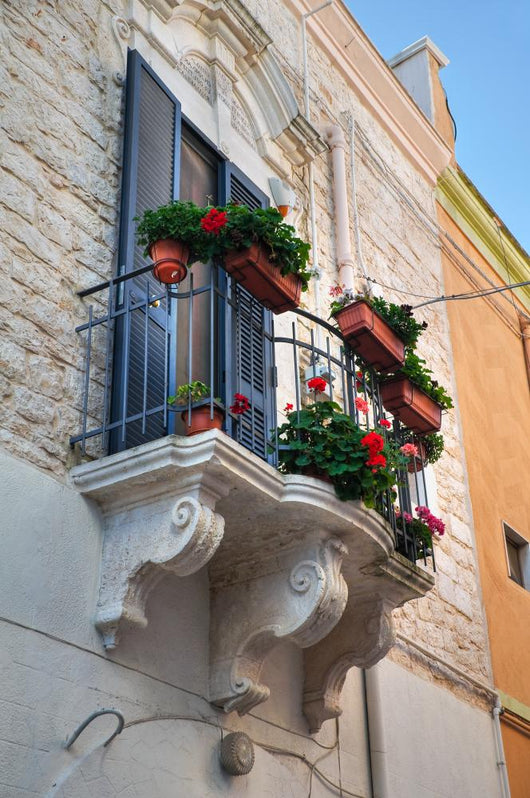 Historic Balcony Bitritto Apulia Wall Mural