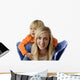 Teenage Girl Piggybacks Toddler